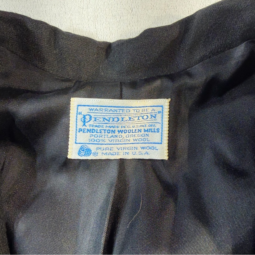 Vintage Pendleton Black Wool Jacket - image 2